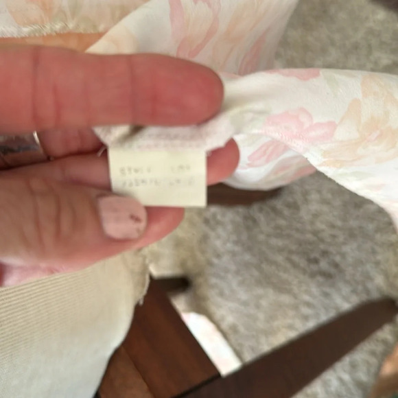 Christian Dior vintage rose floral robe size small - Picture 9 of 14